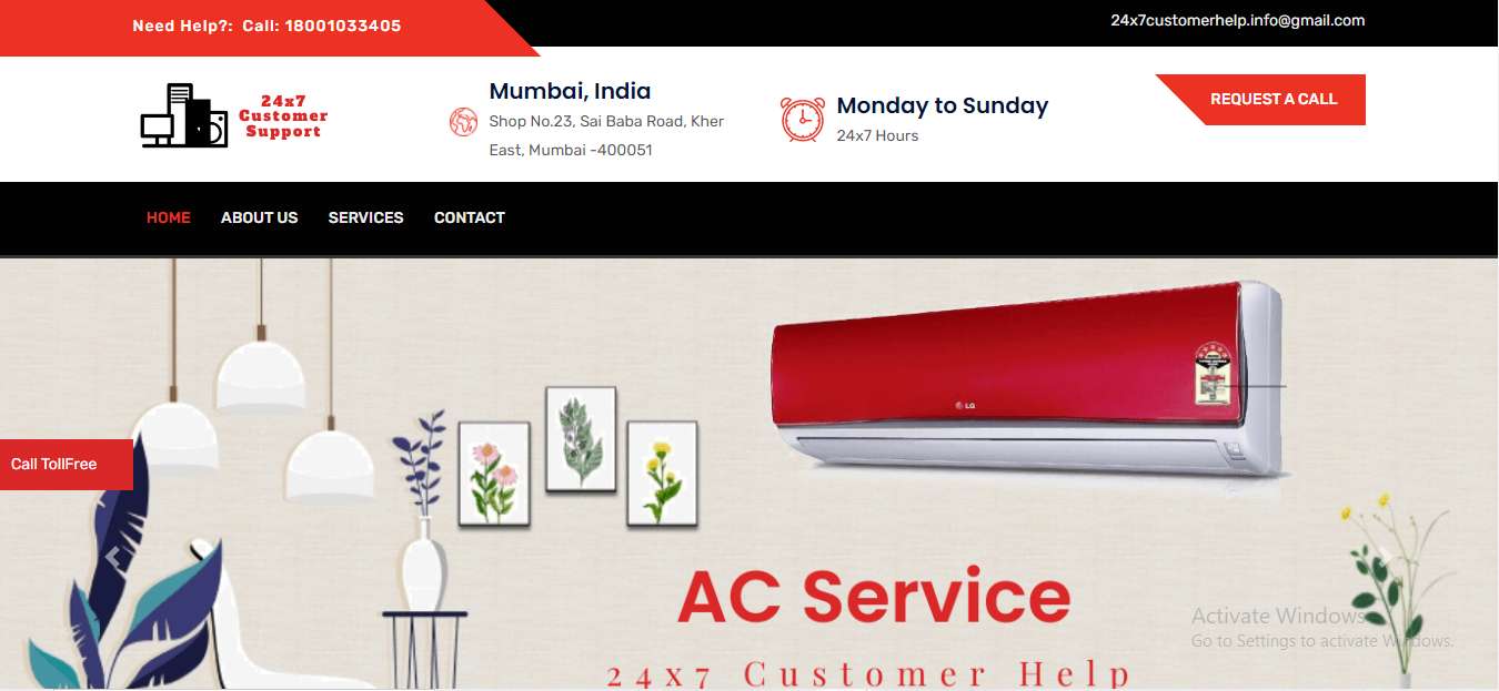 Home Appliance Repair Website Design Company